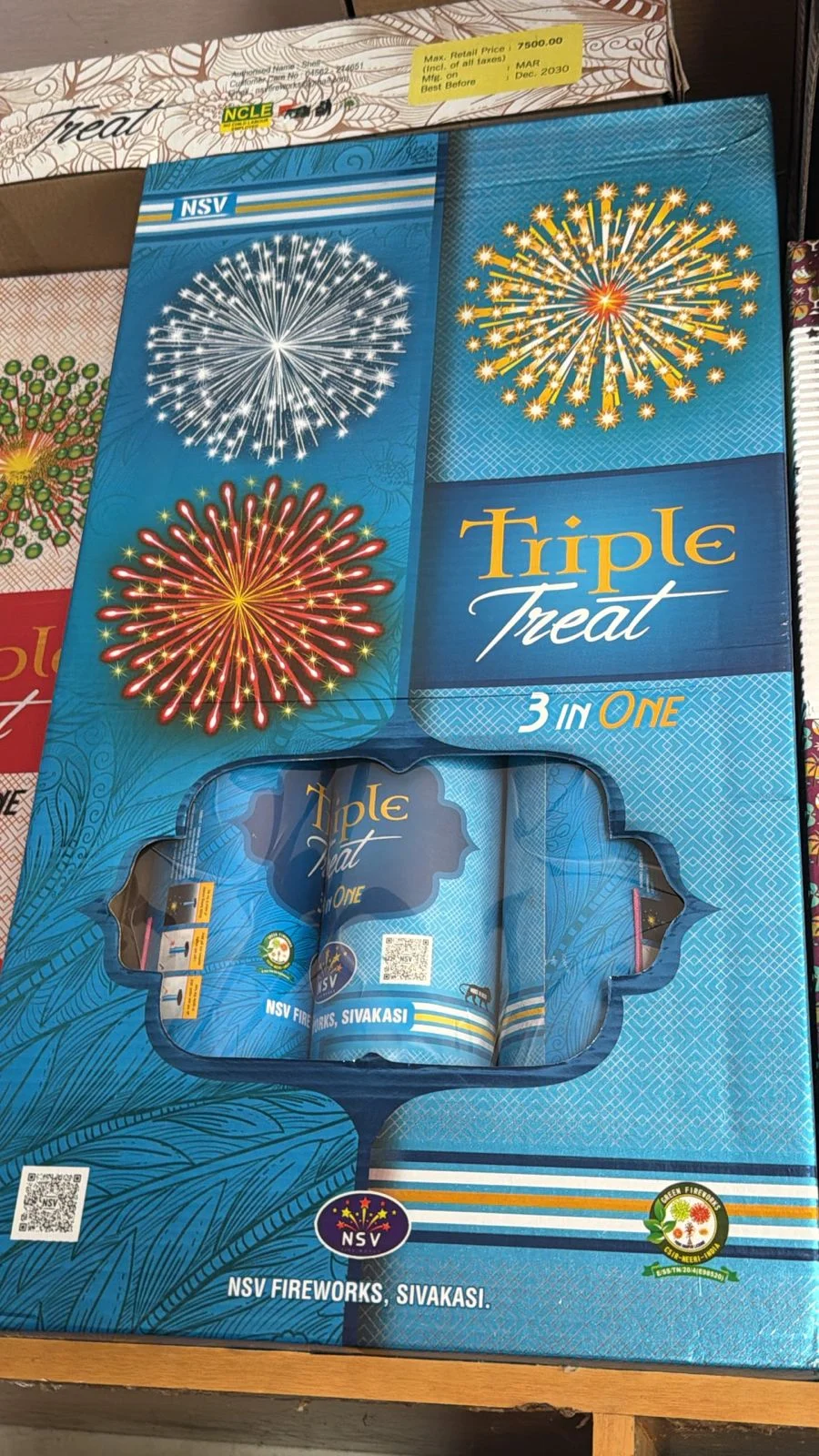 6" Triple Treat (3 Pcs)