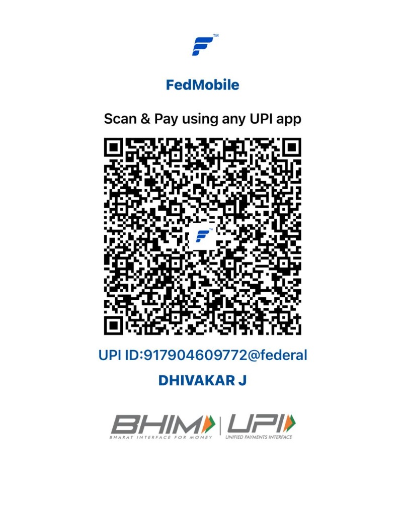 FedMobile UPI QR Code - Friends Pyro Park